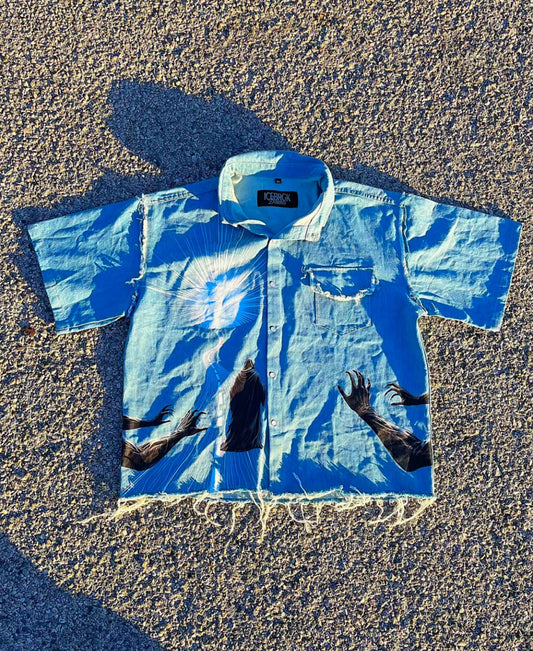 Denim short sleeve Jacket